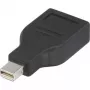 DisplayPort adapter Renkforce 1391524 — 1x Mini-DisplayPort plug to 1x DisplayPort socket, black