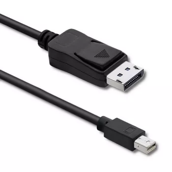 DisplayPort cable Qoltec 50434 1.8 m Mini DisplayPort Black