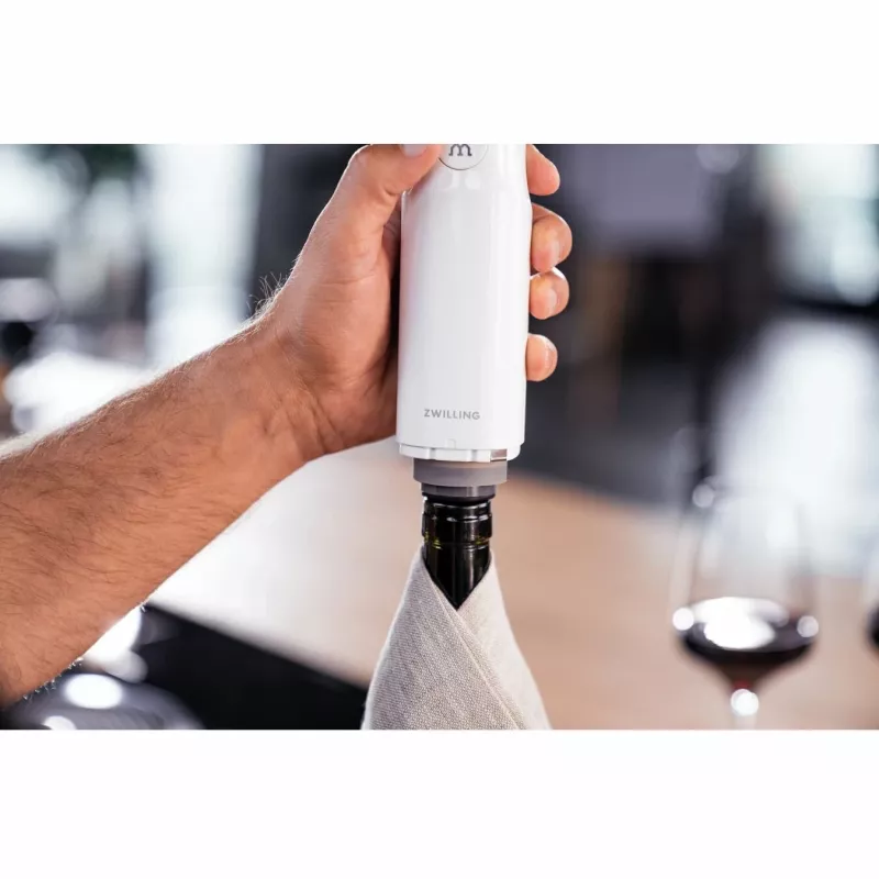Vacuum sealer ZWILLING FRESH & SAVE White pump, battery 3.7V, MicroUSB charging, 190×50×50 mm, 330 g