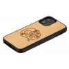 Protective phone case Man and Wood for iPhone 12 mini — child fish design