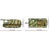 Construction set Cobi Panzehaubitze Hummel 1118 pieces model kit