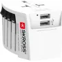 SKROSS MUV USB World Adapter Power Adapter 2x USB