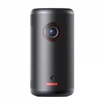 Portable standard-throw projector Anker Nebula Capsule 3 — DLP 1080p, 200 ANSI lumens, 16:9, red/black, AC or battery