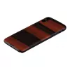 Smartphone case man and wood for iPhone XS Max — ebony black, protective hard back cover