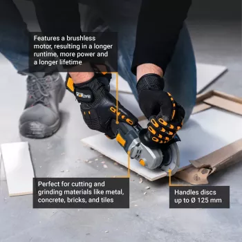 Batavia B.V. 18V Cordless Brushless Angle Grinder | 125 mm
