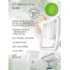 Bathroom mirror Camry CR 2169 LED 16.3 cm White — wall-mounted illuminated mirror