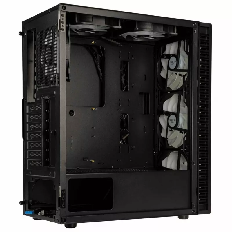 Kolink Observatory HF Glass ARGB Midi-Tower - black