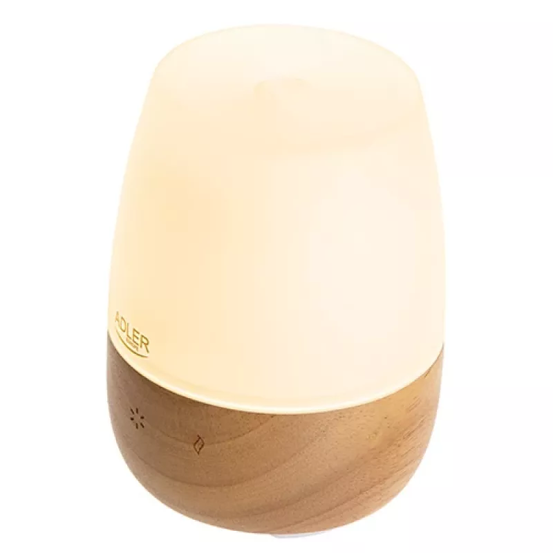 Aroma diffuser Adler AD 7967 — ultrasonic, for rooms up to 25 m², brown/white