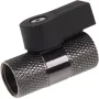 Alphacool 2-way ball valve G1/4 - Black Nickel (17354)
