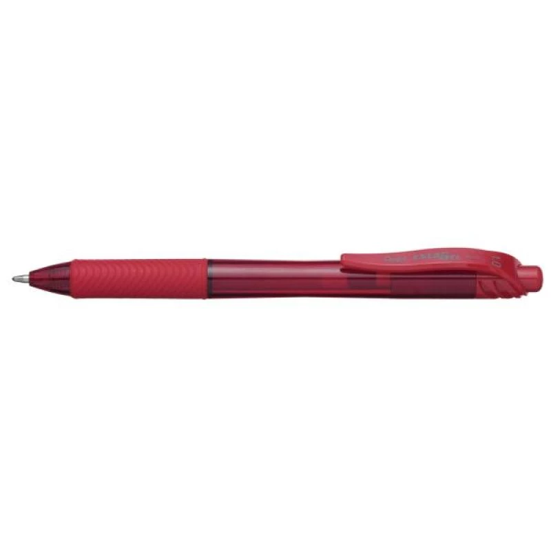 Clip-on retractable pen Pentel Energel X 1.0 Red