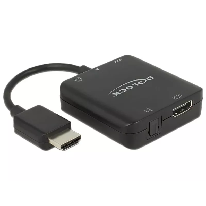 Audio Converter DeLOCK 62784 Black