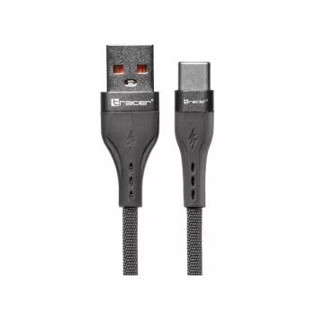 Tracer 47487 USB A - Type C M/M 1m Cable Grey
