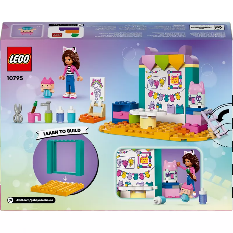 LEGO GABBY’S DOLLHOUSE 10795 Crafting with Baby Box