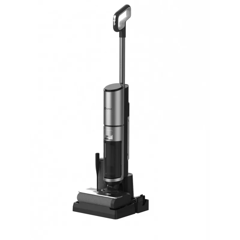 Upright vacuum EZVIZ RH2 — cordless dry & wet vacuum, 21.6V 4Ah battery, 16 AW suction, 40 min runtime, HEPA, 0.85L clean / 0.75L dirty tanks
