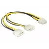 Internal power cable DeLOCK 85453 0.3m 8-pin EPS12V Male