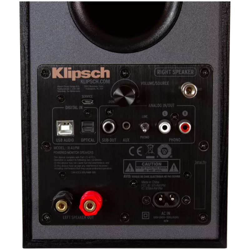Klipsch R-41PM Loudspeaker Black Copper 70W Wired Wireless