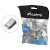 LANBERG RJ-45 Wire Connector PLS-5000EZ, Cat5e, F/UTP (FTP), Grey, 100 pcs