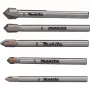 Drill Bit Set Makita E-25410 for Glass and Tile, 5 Pieces