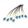 Digitus Pre-assembled Fiberglass Universal Breakout Cable Single Mode OS2 8 Fibers LC/UPC 75m