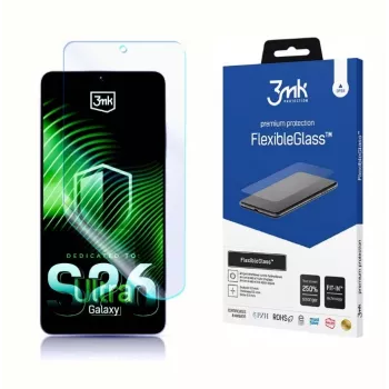 Screen protector glass 3MK FlexibleGlass for Samsung Galaxy S26 Ultra – hybrid flexible tempered protection