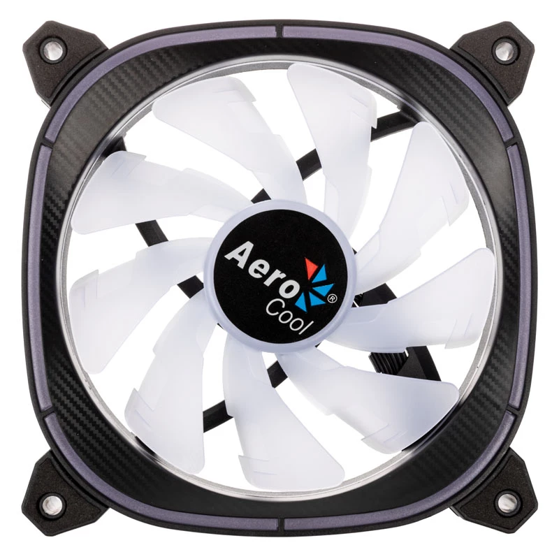 AEROCOOL 120mm Astro 12F ARGB LED Case Fan — 120mm, ARGB lighting, 3-pin power