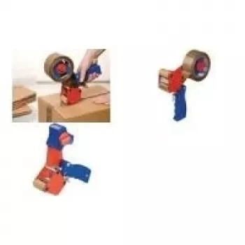 tesa Packer hand dispenser for 50mm x 66m castors, Blue-Red (56402-0-0- 56402-00002-00) (56402-00002-00)