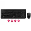 CHERRY DW 3000 keyboard Mouse included Universal RF Wireless QWERTZ German Grey