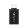 Savio AK-80 Video Cable Adapter 0m USB Type-A USB Type-C Black