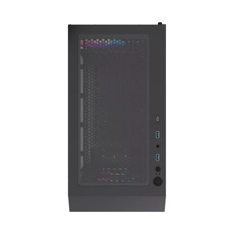 Gembird CCC-FC-900ARGB Gaming computer case Fornax 900, ATX, black