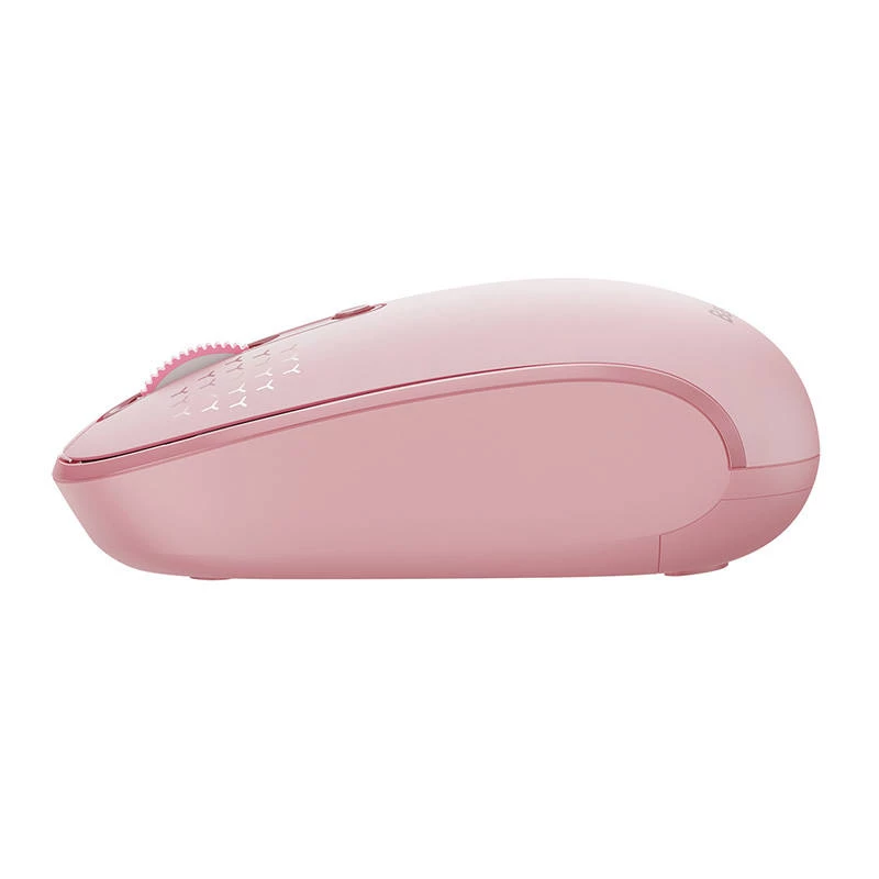 Wireless mouse Baseus F01B Tri-mode 2.4G BT5.0 1600 DPI (pink)