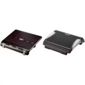 MAUL Footrest Height Adjustable, Plastic, black (90115-90)