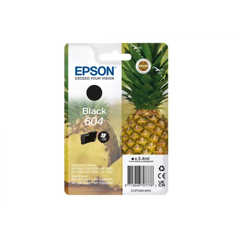 Epson 604 ink cartridge 1 pc(s) Original Standard Yield Black