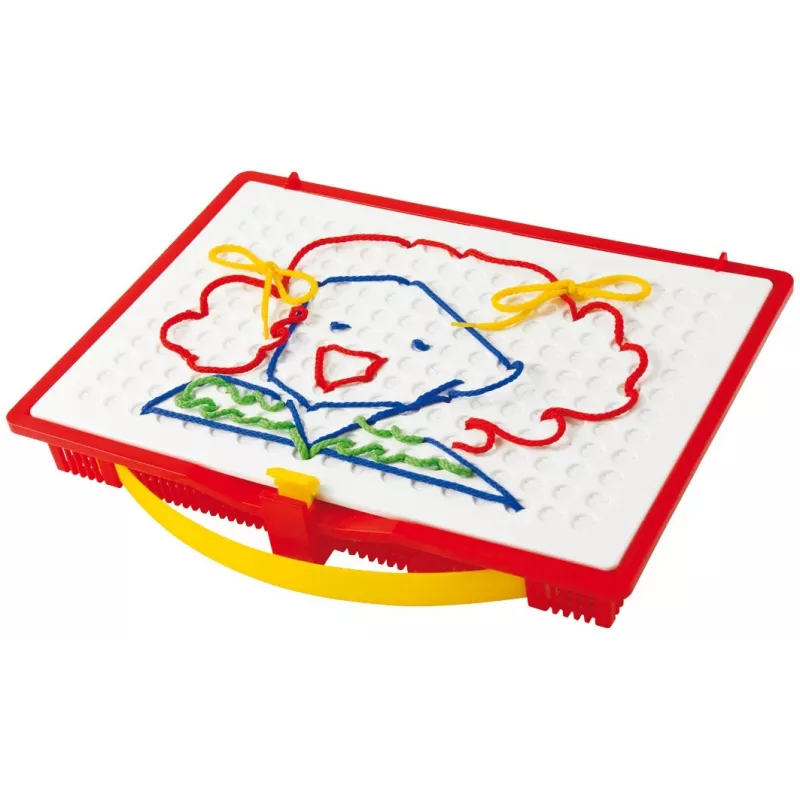 Quercetti 0570 Filo embroidery strings learning toy, age 4+, multicolour