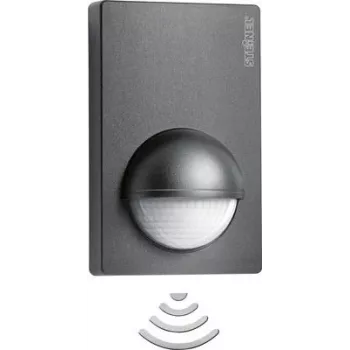 Motion detector Steinel IS 180‑2 anthracite — 180° detection angle, up to 12 m range