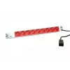 Power Extension Bachmann 333.936 2m 9 AC Outlets Indoor Grey Red