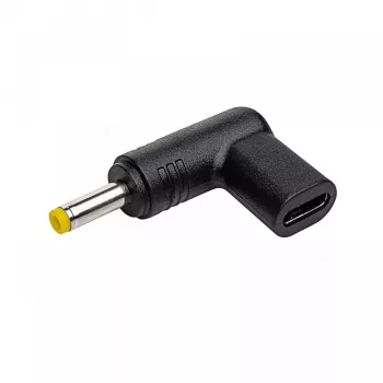 Cable gender changer Akyga AK-ND-C04 USB-C to 4.0 x 1.7 mm Black
