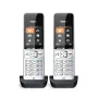 Gigaset COMFORT 500HX duo Analog/DECT telephone Caller ID Black, Silver