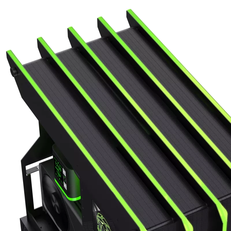 Gamemax Case | BLADE CONCEPT | Black | ATX | Power supply included No