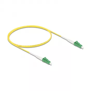 DeLOCK InfiniBand fibre optic cable 1 m LC LC/APC Yellow