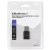 Wireless Mini USB Wi‑Fi Adapter QOLTEC 57007 — Single‑band 2.4 GHz, up to 150 Mbps, internal antenna