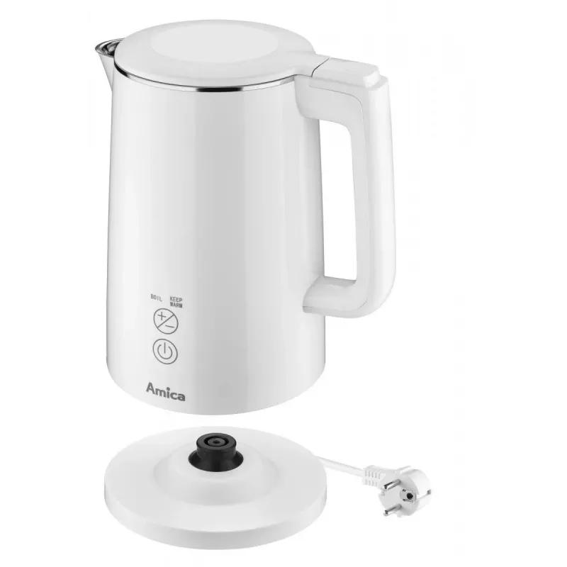 Electric kettle AMICA 1.5L 2200W Silver