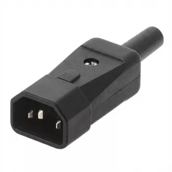 C14 Power Plug Bachmann 915.171 Black