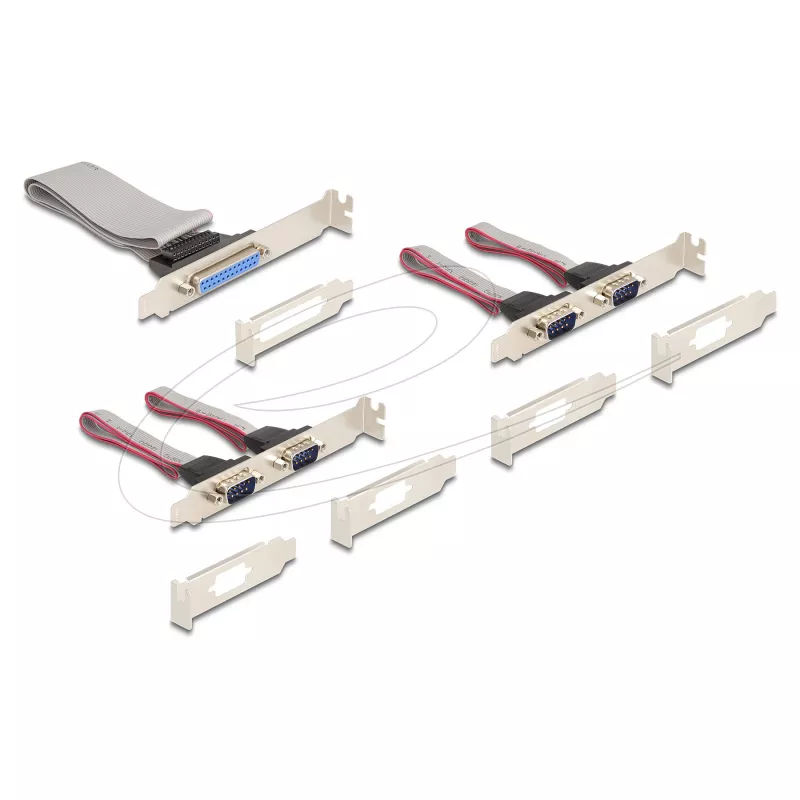 Internal Mini PCIe interface adapter DELOCK 95279 — Serial host, Mini PCIe output, RS-232 support, 460.8 Kbit/s, FIFO 256 B, 30×51×10 mm