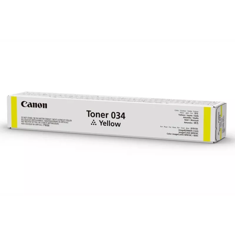 Canon 034 toner cartridge 1 pc(s) Original Yellow