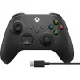 Microsoft Xbox Wireless Controller + USB-C Cable Black Gamepad Analogue / Digital PC, Xbox One, Xbox One S, Xbox One X, Xbox Series S, Xbox Series X