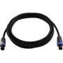 Speaker cable PSSO 4x2.5 mm², 5 m, black