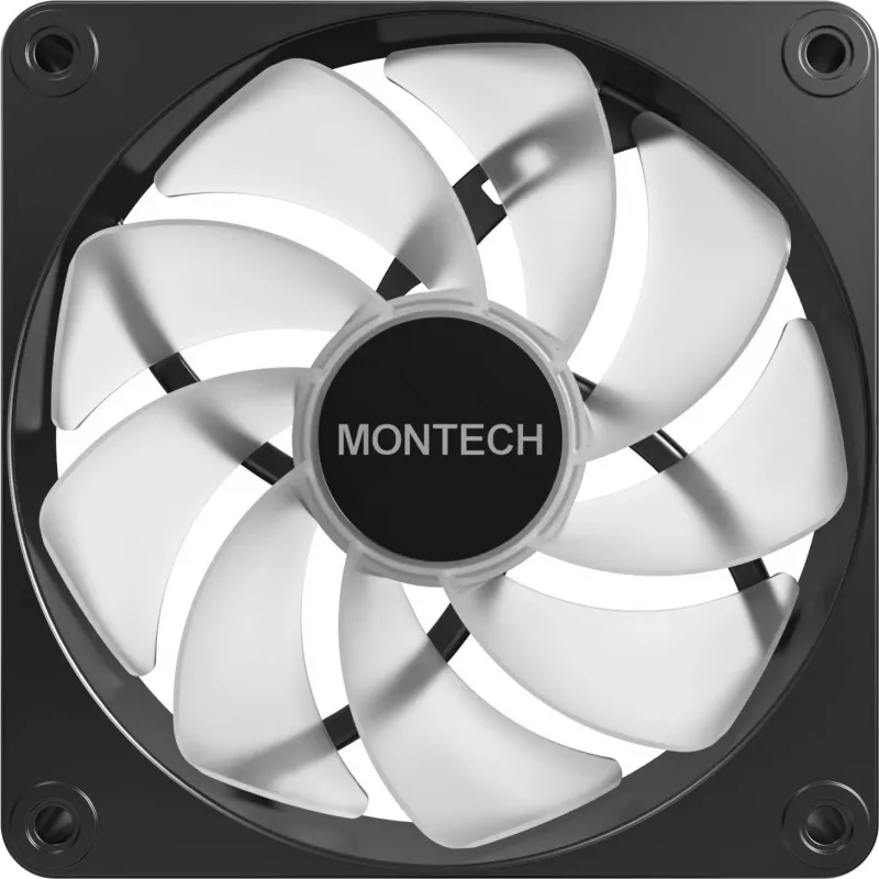 Montech GF120R V2 ARGB Computer case Fan module 12 cm Black 3 pc(s)