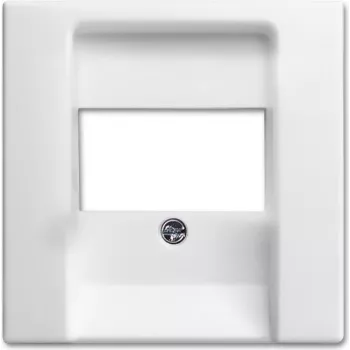 Wall plate and socket cover, busch jaeger 1724-0-4333, white