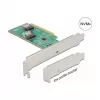 DeLOCK PCI Express 4.0 x8 Card to 2 x internal SFF-8654 4i NVMe Low Profile