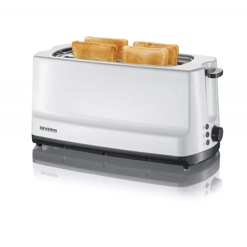 Toaster Severin AT 2234 4 slice(s) 1400 W Grey White